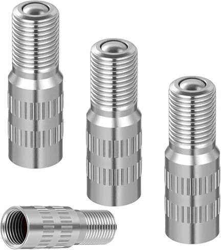 6 قطع 27 ملم صمام الإطارات موسع برغي على غطاء صمام السيارة الجذعية موسعات عالمية مطلية بالنحاس عجلة الإطارات قبعات محول موسع لسيارة شاحنة دراجة نارية اكسسوارات الرجال الفضة in Kuwait