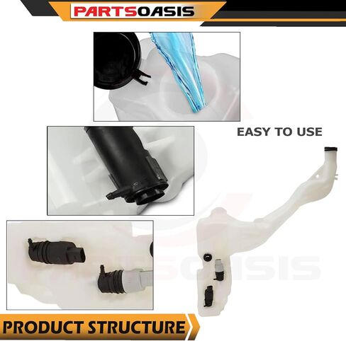 New Aftermarket GM1288235 Washer Reservoir With Cap Pump and Sensor Replacement For Chevy Equinox/GMC Terrain 2018-2022 Replaces OE 84768722 in Saudi Arabia