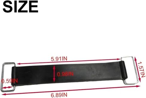 Black Motorcycle Battery Rubber Band Strap Durable Fixed Holder For GY6 50cc 125 150cc Scooter Moped Buggy Parts in Saudi Arabia
