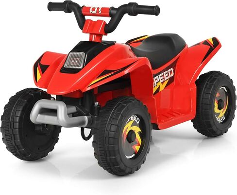 HONEY JOY Ride On ATV, 6V Mini Off-Road Battery Powered Motorized Quad for Kids, Anti-Slip Wheels, RWD 4-Wheeler Electric Ride On Toy Car for Toddlers (Blue) in Saudi Arabia