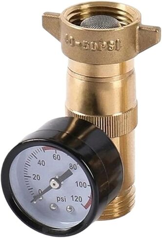 1pcs J0PC Brass Water Pressure Regulator Suitable For Rvs Caravans Trailers 3/4 Inch Leadfree Protective Pipeline with Instruments in Saudi Arabia