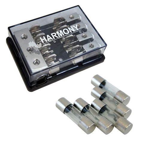 Harmony Audio HA-AGUFD4 Car 4-Way AGU Fused Distribution Block & 40 Amp Fuses in Saudi Arabia