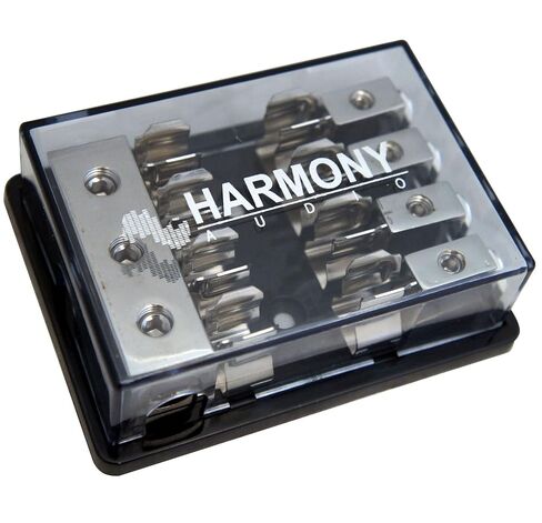 Harmony Audio HA-AGUFD4 Car 4-Way AGU Fused Distribution Block & 40 Amp Fuses in Saudi Arabia