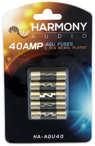 Harmony Audio HA-AGUFD4 Car 4-Way AGU Fused Distribution Block & 40 Amp Fuses in Saudi Arabia
