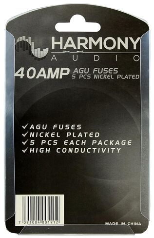 Harmony Audio HA-AGUFD4 Car 4-Way AGU Fused Distribution Block & 40 Amp Fuses in Saudi Arabia