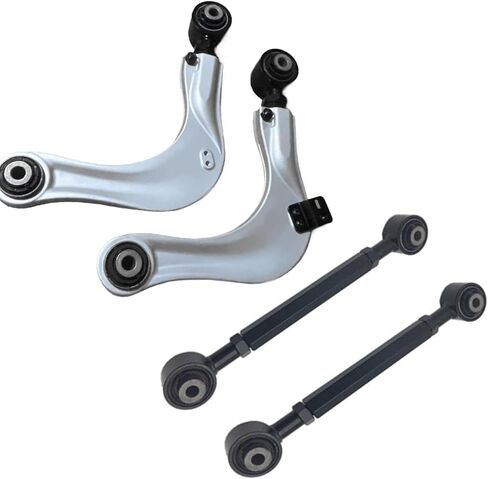 4Pcs Aluminium Alignment Arms Left & Right Rear Camber & Toe Kit Compatible with 2016-2024 Honda Civic; 2018-2024 Accord; 2017-2024 CR-V; Compatible with 2019-2024 Honda Insight in Saudi Arabia