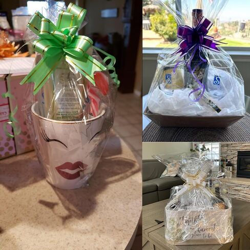 KoberrLi 12x18 inch Gift Basket Wrapping Plastic Bags 10 Count Clear Basket Wrap Cellophane Bags for Easter Party Boxes Blanket Quilt in Saudi Arabia