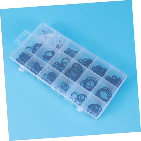 PRETYZOOM Rubber Seal Gasket Assortment Kit for Auto Repair Air Conditioning Premium Heat Resistant Rubber Rings with Storage Box Durable Elastic Sealing in Saudi Arabia