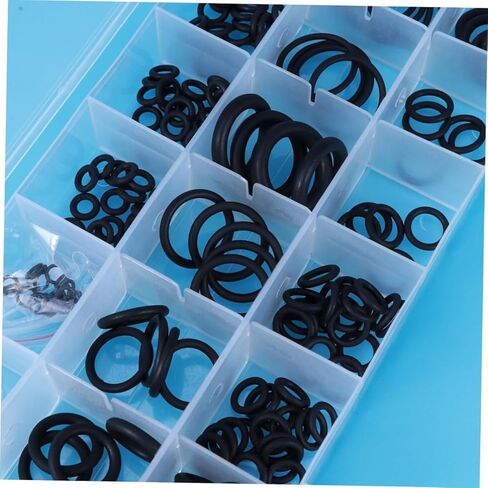 PRETYZOOM Rubber Seal Gasket Assortment Kit for Auto Repair Air Conditioning Premium Heat Resistant Rubber Rings with Storage Box Durable Elastic Sealing in Saudi Arabia