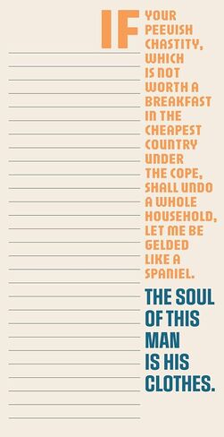 مفكرة The Unemployed Philosophers Guild Shakespearean Insults Notepad - 65 لوحة ملاحظات مكتبية سهلة التمزق مع 4 تصميمات متبادلة للصفحات، 8.25 بوصة × 4.25 بوصة in Saudi Arabia