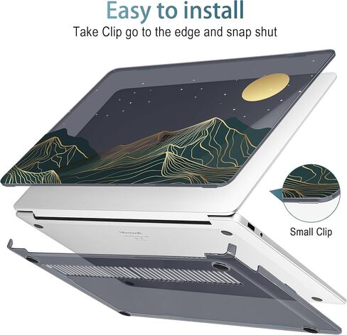 حافظة مطبوعة من Mektron لجهاز 2025 Microsoft Surface Laptop Windows 11 Copilot+ PC Surface Laptop 13 بوصة غطاء شاشة تعمل باللمس يناسب الطراز 2095، رخام وردي in Saudi Arabia