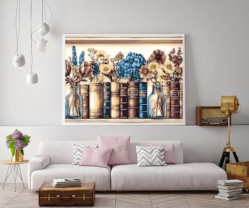 مجموعة طلاء عيد الميلاد بالأرقام للبالغين المبتدئين، مجموعة طلاء شتوي DIY بالأرقام، مع 3 فرش وطلاء أكريليك (بدون إطار)، ديكور حائط منزلي 12 × 16 بوصة in Kuwait