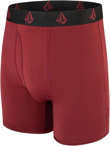 Volcom Mens Boxer Briefs Poly Spandex Performance Boxer Briefs Underwear in Saudi Arabia