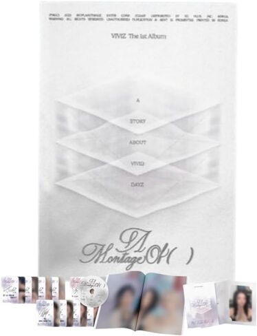 VIVIZ A Montage of () Album (DAYZ Ver.) Photobook + CD + 2 Photocard + Holder + Card Set (La La Love Me) in Saudi Arabia