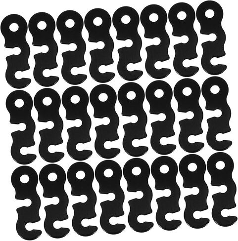 BESPORTBLE 20pcs Aluminum Tent Rope Buckle Cord Tensioners Outdoor Wind Rope Adjuster with Triple-Hole Design for Camping Hiking Backpacking Weatherproof Accessories in Saudi Arabia