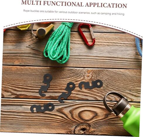 BESPORTBLE 20pcs Aluminum Tent Rope Buckle Cord Tensioners Outdoor Wind Rope Adjuster with Triple-Hole Design for Camping Hiking Backpacking Weatherproof Accessories in Saudi Arabia