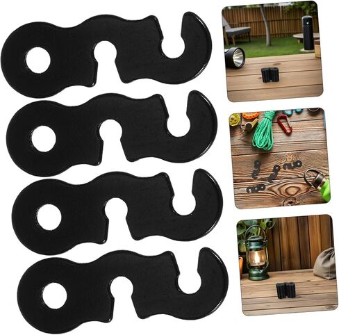 BESPORTBLE 20pcs Aluminum Tent Rope Buckle Cord Tensioners Outdoor Wind Rope Adjuster with Triple-Hole Design for Camping Hiking Backpacking Weatherproof Accessories in Saudi Arabia