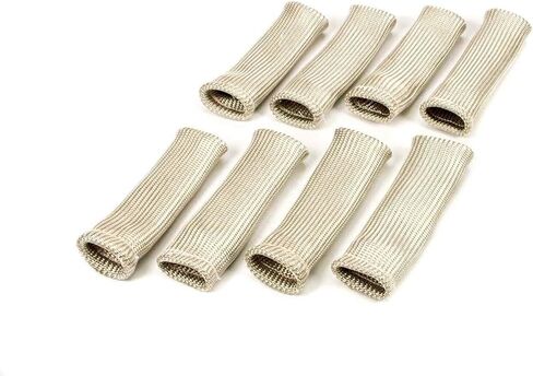 Design Engineering 010551 Protect-A-Boots Silver Angled Spark Plug Boot Protector Sleeves (Pack of 2) in Saudi Arabia