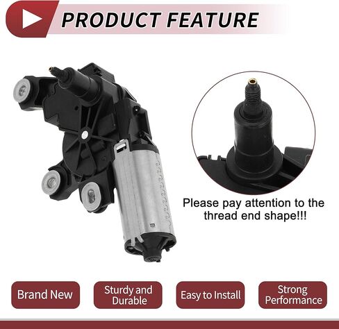 Windshield Wiper Motor for VW Touareg 2011-2017 Rear Windscreen Wiper Motor Replacement No.7P6955711/7P6955711A/7P6955711B 4 Pin in Saudi Arabia