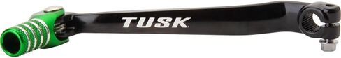 رافعة تحول قابلة للطي من TUSK طرف أسود/أخضر لـ Kawasaki KLX300 2021-2022 in Saudi Arabia