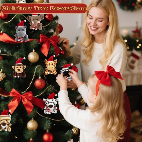 مجموعة حيوانات محشوة صغيرة من Spoilu، 12 قطعة حيوانات قطيفة لطيفة، ألعاب قطيفة صغيرة على شكل حيوانات الغابة مقاس 4.5 بوصة، مناسبة للحفلات ذات الطابع الحيواني in Kuwait