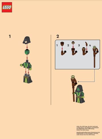LEGO Ninjago Dragons Rising Season 1: Spirit of The Temple Minifigure with Staff in Saudi Arabia