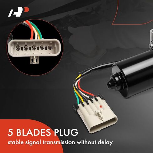 A-Premium Front Windshield Wiper Motor Compatible with Volvo VN 1998 1999, 5-Pin in Saudi Arabia