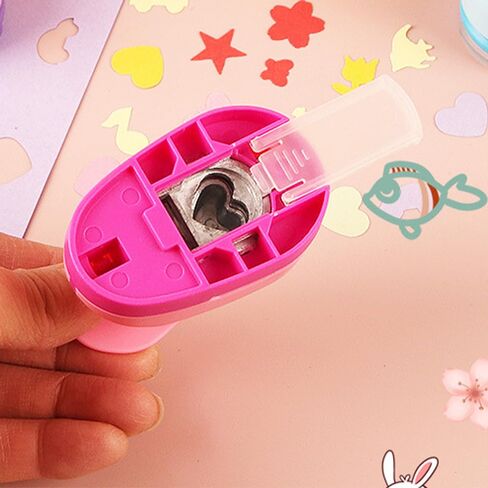 Heart Punch - 25mm Lever Action, Heart Shaped Hole Punch for Paper Crafts, Weddings, Cardstock, Gift Wrapping, Greeting Cards & Scrapbooks in Saudi Arabia