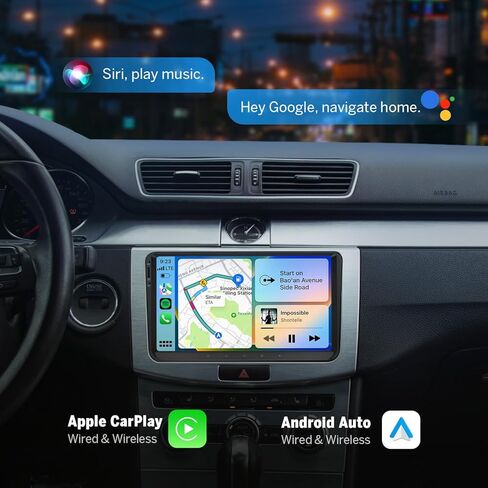 Eonon VW/SEAT/Skoda Android 13 Wireless Apple CarPlay & Android Auto Car Radio with 2GB RAM 32GB ROM & 9 Inch IPS Touch Screen-VWA13 in Saudi Arabia
