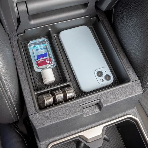 صينية تنظيم وحدة التحكم المركزية JKCOVER متوافقة مع ملحقات Toyota 4Runner 2010-2021 2022 2023 2024 وKia Telluride 2020-2024، وإدراج صندوق مسند الذراع للتخزين الثانوي ABS المواد السوداء in Kuwait