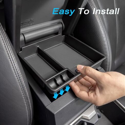 صينية تنظيم وحدة التحكم المركزية JKCOVER متوافقة مع ملحقات Toyota 4Runner 2010-2021 2022 2023 2024 وKia Telluride 2020-2024، وإدراج صندوق مسند الذراع للتخزين الثانوي ABS المواد السوداء in Kuwait