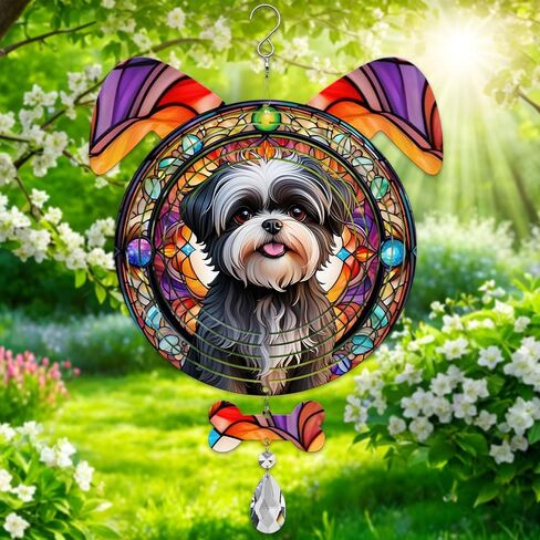 Boxer Dog Ears Wind Spinner, Boxer Wind Spinner Hanging for Yard and Garden in Saudi Arabia