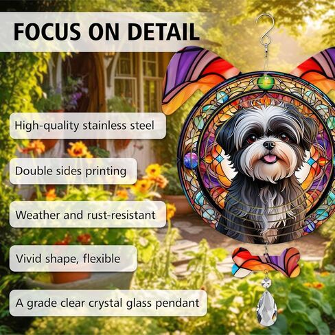 Boxer Dog Ears Wind Spinner, Boxer Wind Spinner Hanging for Yard and Garden in Saudi Arabia