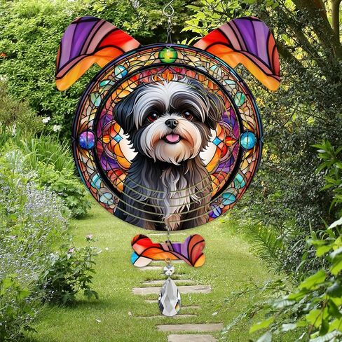 Boxer Dog Ears Wind Spinner, Boxer Wind Spinner Hanging for Yard and Garden in Saudi Arabia
