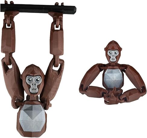 Monkey Tag Model for Adult 6-Inch with Stand & Accessories Poseable Joints for Dynamic Display,Adult Collectible for Desk & Shelf Gag Joke Model in Saudi Arabia