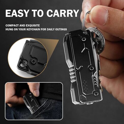 Metal Fidget Slider Toy for Adults, Cool Magnet Push Pull Robot Gun Barrel Design EDC Stress Relief Toys for ADHD & Anxiety, Magnetic Executive Desk Figet for Office, Home, Travel (Black) in Kuwait
