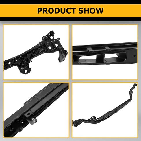 KUAFU دعم المبرد متوافق مع 2013-2016 لينكولن MKZ 2013-2017 استبدال فورد فيوجن لFO1227103 DS7Z-8A284-A شريط التعادل العلوي الكهربائي الصلب الأسود in Kuwait