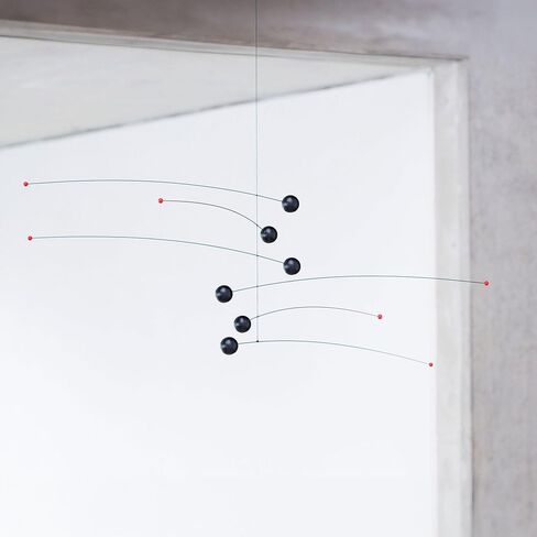 Futura Nature/Nature Hanging Mobile - 30 Inches Beech Wood - Handmade in Denmark by Flensted in Kuwait