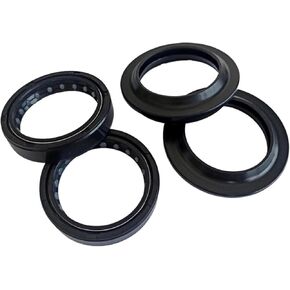 43x55x11 43 * 55 * 11 Front Shock Fork Damper Shaft Oil Seal Retainers 43 55 Dust Cover For 1639 KINGPIN 2007-2010(4pc Seal 4pc Cover) in Saudi Arabia
