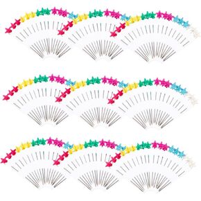 Uonlytech 10-Piece Colorful Pearl Head Positioning Pins for Sewing DIY Crafts and Floral Arrangements Rust-Resistant Straight Needles Large Heads for Easy Use in Kuwait