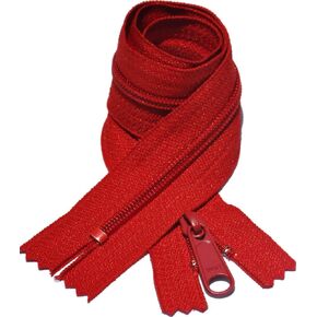 36" Long Pull Handbag Zippers YKK #4.5 Color 519 Hot Red (By Each) in Kuwait
