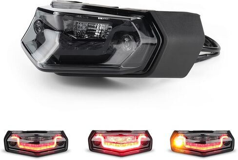 Smoked Lens Integrated LED Tail Light with Brake Running Light Turn Signals for Tenere 700 XTZ700 2019 2020 2021 2022 2023 2024 2025 Rear Light Taillight Assembly T7 Stop Lamp in Saudi Arabia