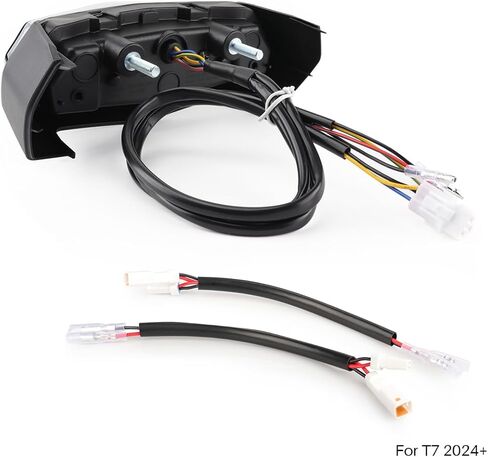 Smoked Lens Integrated LED Tail Light with Brake Running Light Turn Signals for Tenere 700 XTZ700 2019 2020 2021 2022 2023 2024 2025 Rear Light Taillight Assembly T7 Stop Lamp in Saudi Arabia