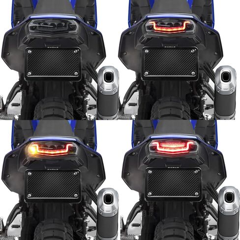 Smoked Lens Integrated LED Tail Light with Brake Running Light Turn Signals for Tenere 700 XTZ700 2019 2020 2021 2022 2023 2024 2025 Rear Light Taillight Assembly T7 Stop Lamp in Saudi Arabia