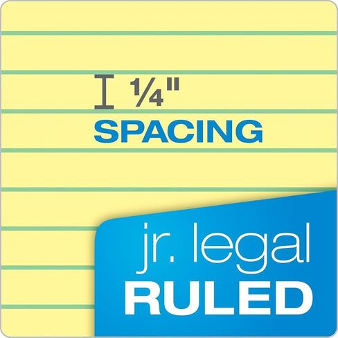 Tops Yellow Legal Pads 8.5 X 11 Wide Ruled Pack of 24 - The Legal Pad Brand Notepads 8.5 X 11-50 Sheets Per Note Pad in Saudi Arabia