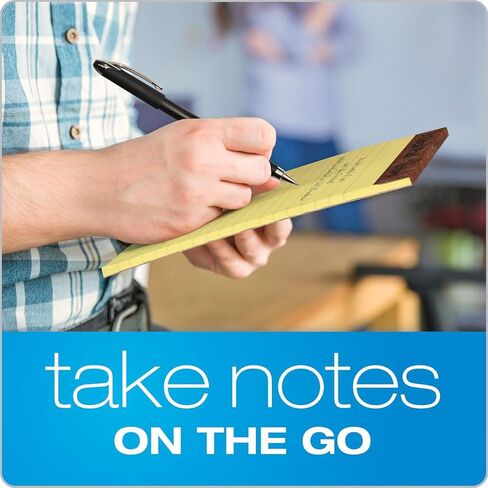 Tops Yellow Legal Pads 8.5 X 11 Wide Ruled Pack of 24 - The Legal Pad Brand Notepads 8.5 X 11-50 Sheets Per Note Pad in Saudi Arabia