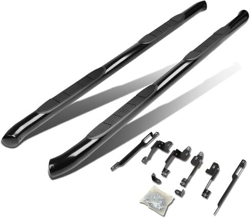 3 Inches Side Step Nerf Bar Running Board Compatible with Ford Explorer 2011-2019, Stainless Steel, Black Powdercoated in Saudi Arabia