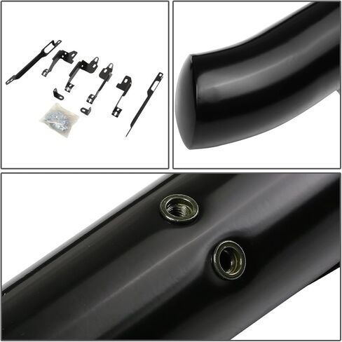 3 Inches Side Step Nerf Bar Running Board Compatible with Ford Explorer 2011-2019, Stainless Steel, Black Powdercoated in Saudi Arabia