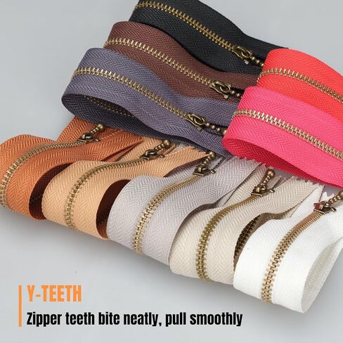 20 قطعة سحابات معدنية 20 قطعة #3 نحاس عتيق (8 بوصة - 20 قطعة) in Kuwait