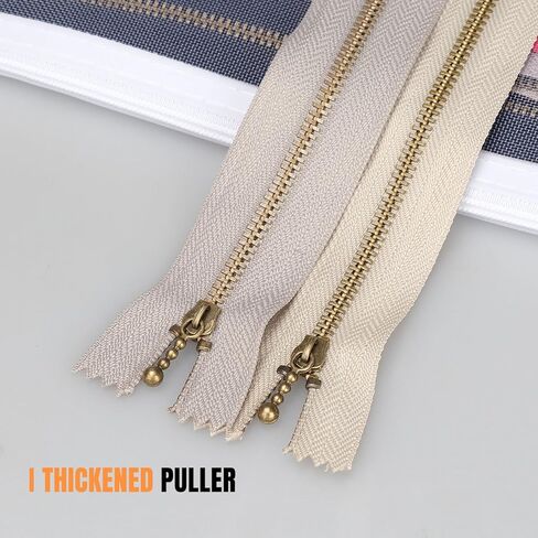 20 قطعة سحابات معدنية 20 قطعة #3 نحاس عتيق (8 بوصة - 20 قطعة) in Kuwait